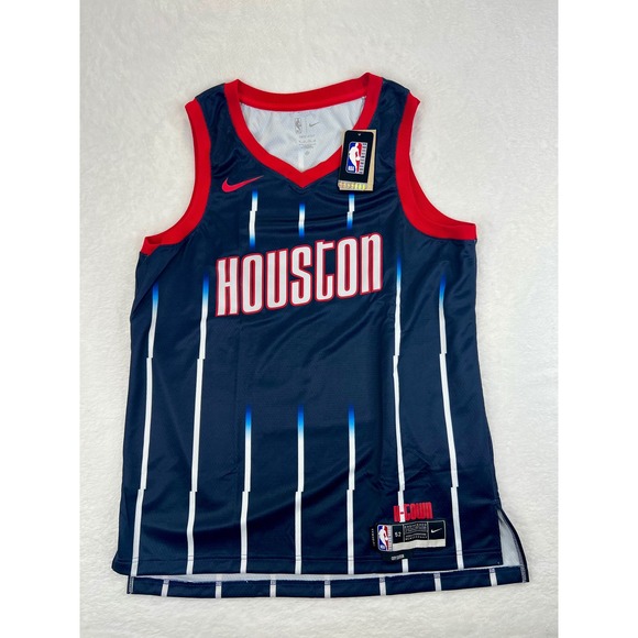 Nike Other - Houston Rockets NBA Nike Swingman Jersey City Connect Navy Blue H-Town 52 XL NWT
